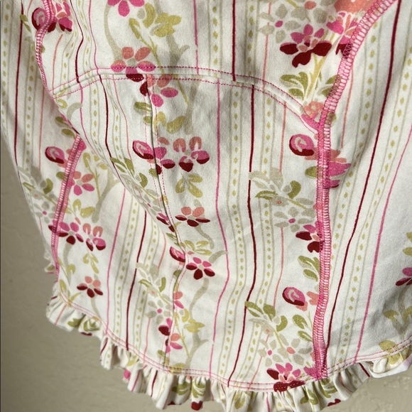 NWT free people Melanie pink and green floral tank top - Picture 5 of 10